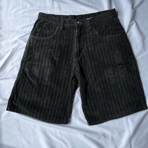 Vintage 90s Billabong Corduroy Shorts Black Size 33